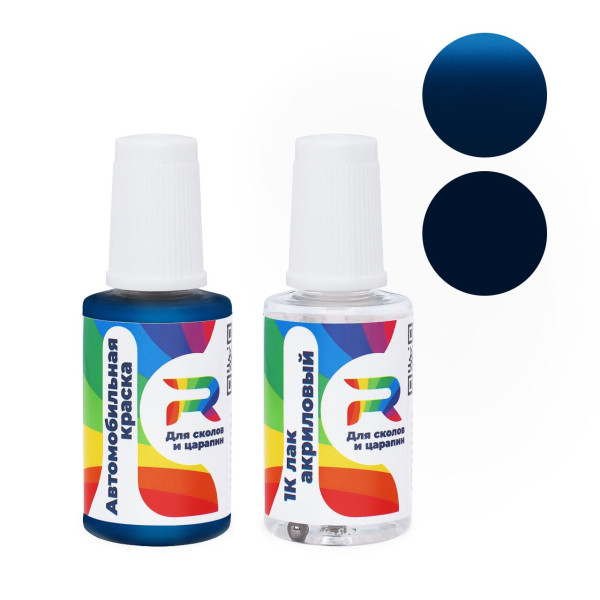 Подкраска для сколов и царапин авто Fiat 754 - Blu Elisir (Базовая краска, Перламутровый двухслойный, Синий)