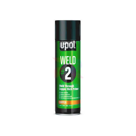 U-POL WELD 2 Грунт провариваемый с медью аэрозоль 450 мл.-03