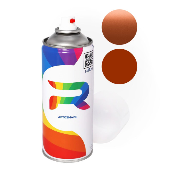 Автоэмаль аэрозольная Daewoo 59U - Peach Orange (Базовая краска, Двухслойный металлик, Оранжевый) баллон 520 мл.