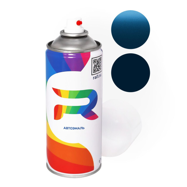 Автоэмаль аэрозольная Daihatsu 8D7 - Dark Blue (Базовая краска, Двухслойный металлик, Синий) баллон 520 мл.