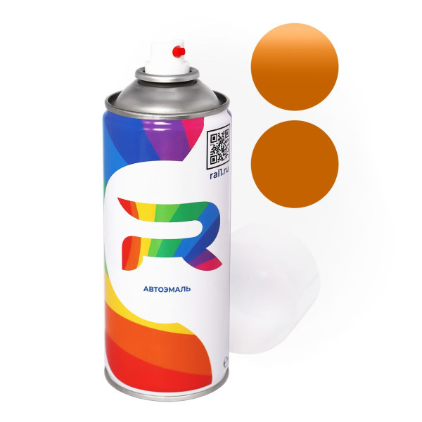 Автоэмаль аэрозольная GMC WA432G, GMA432GP - Mayan Gold (Акриловая краска, Солид, Оранжевый) баллон 520 мл.